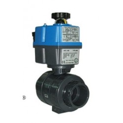 Válvula de bola Industrial con actuador eléctrico