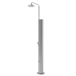 Ducha solar Chrome plateada
