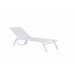 Tumbona Modelo Concret. Blanca